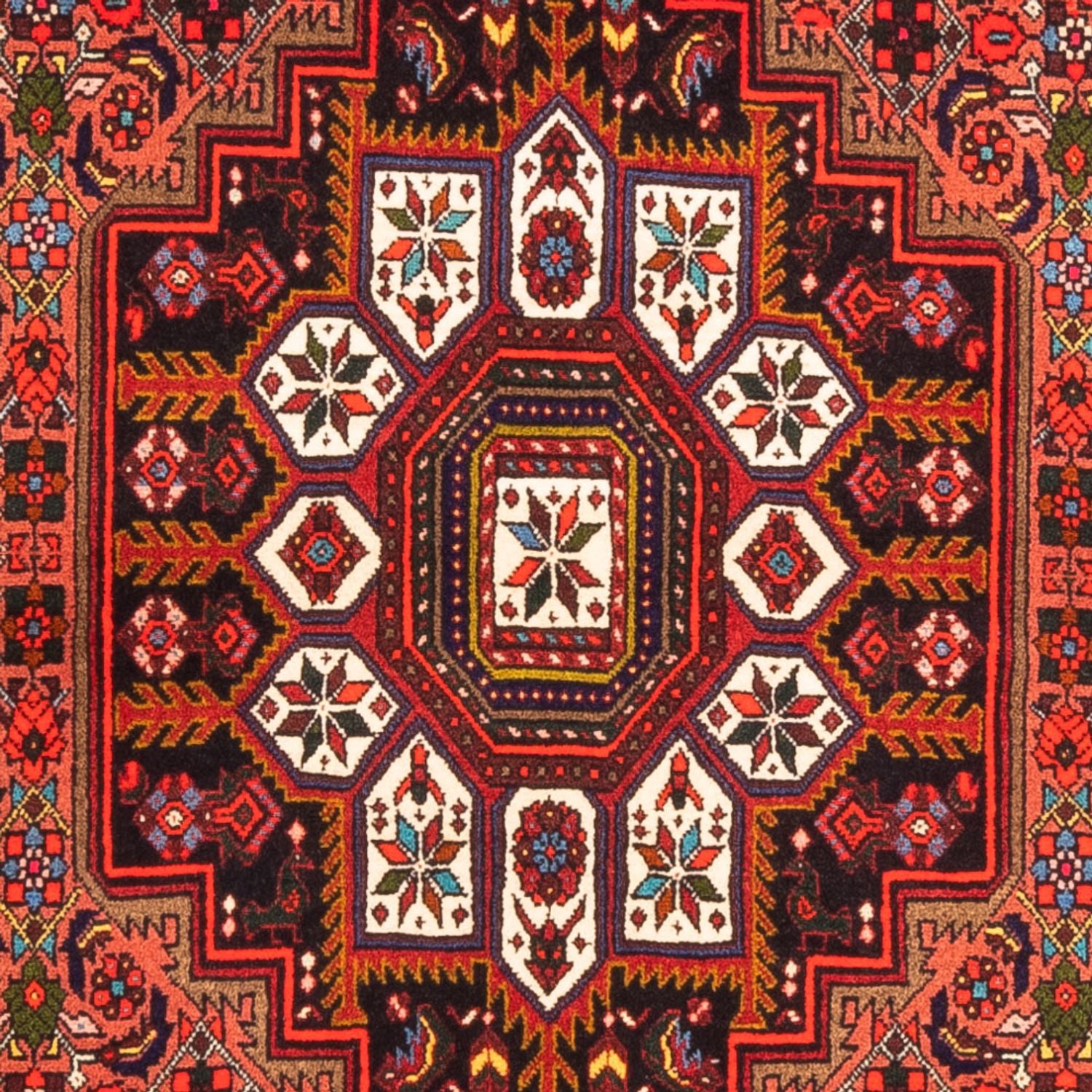 Perserteppich - Nomadic - 146 x 100 cm - rot