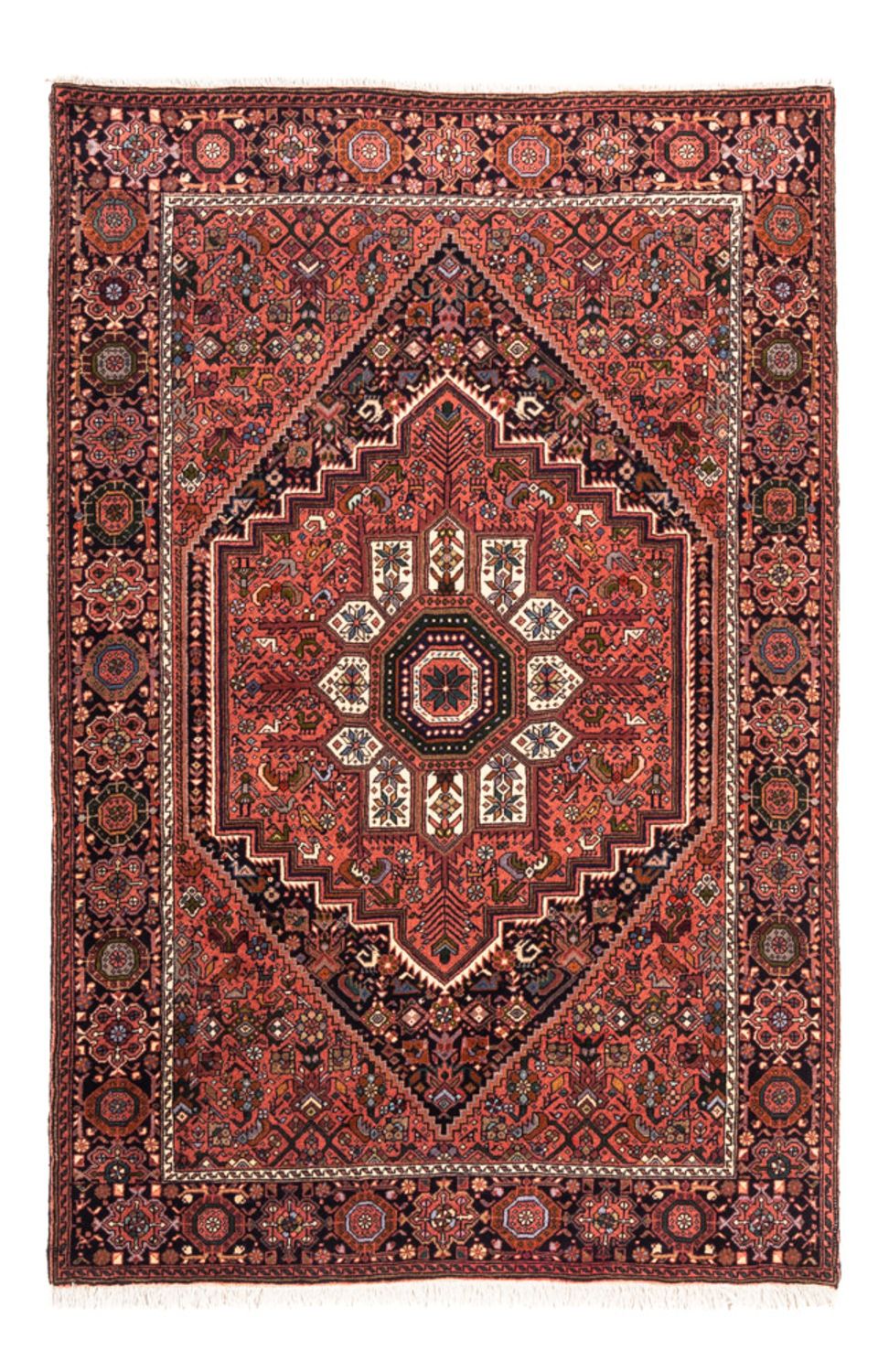 Perserteppich - Nomadic - 147 x 100 cm - rot