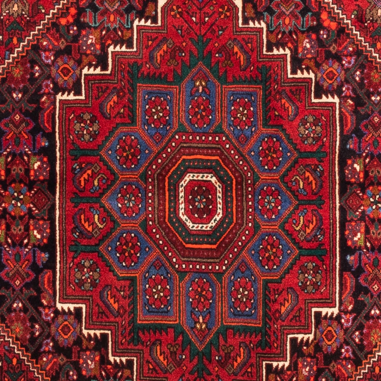 Perserteppich - Nomadic - 155 x 102 cm - rot
