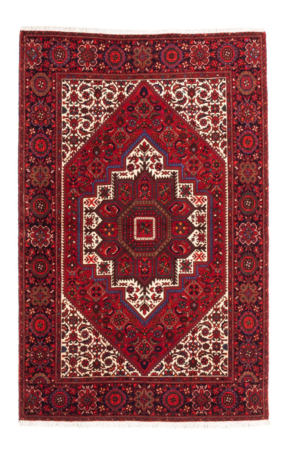 Perserteppich - Nomadic - 156 x 103 cm - rot