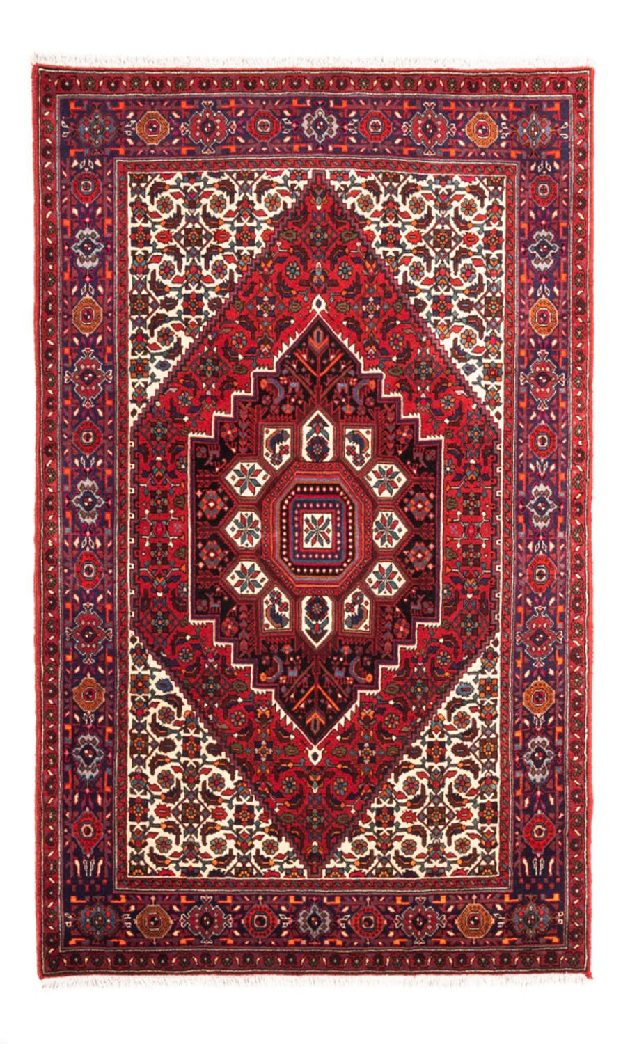 Perserteppich - Nomadic - 155 x 100 cm - rot