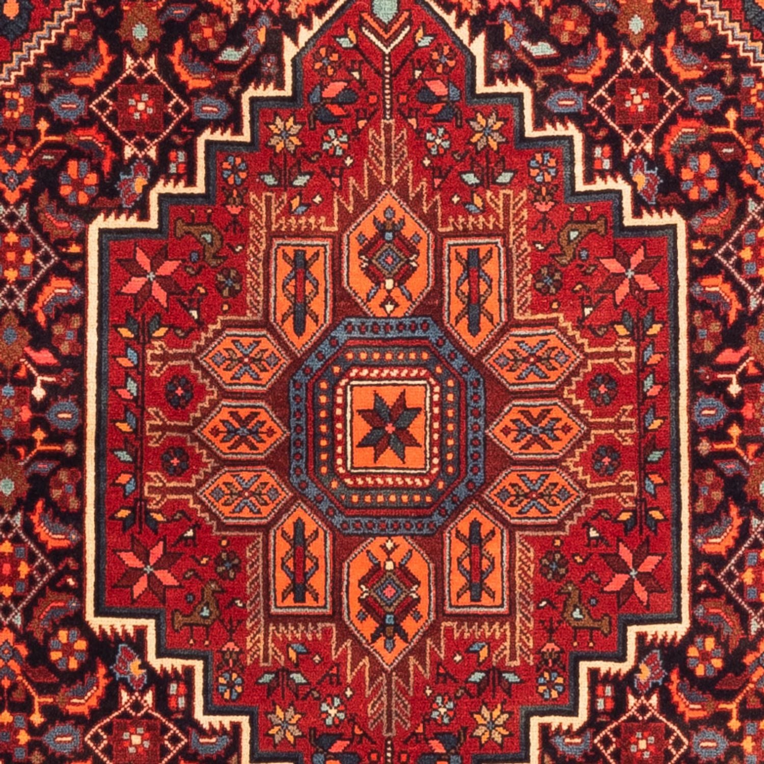 Perserteppich - Nomadic - 154 x 103 cm - rot