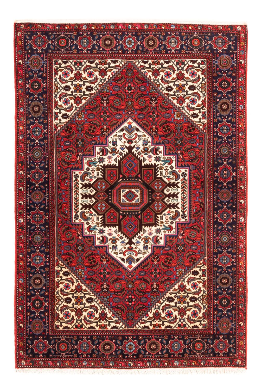 Perserteppich - Nomadic - 147 x 100 cm - rot