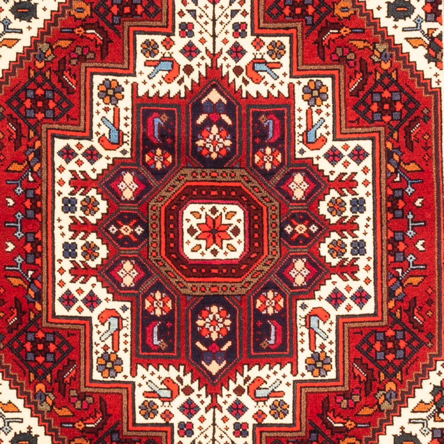 Perserteppich - Nomadic - 150 x 97 cm - rot