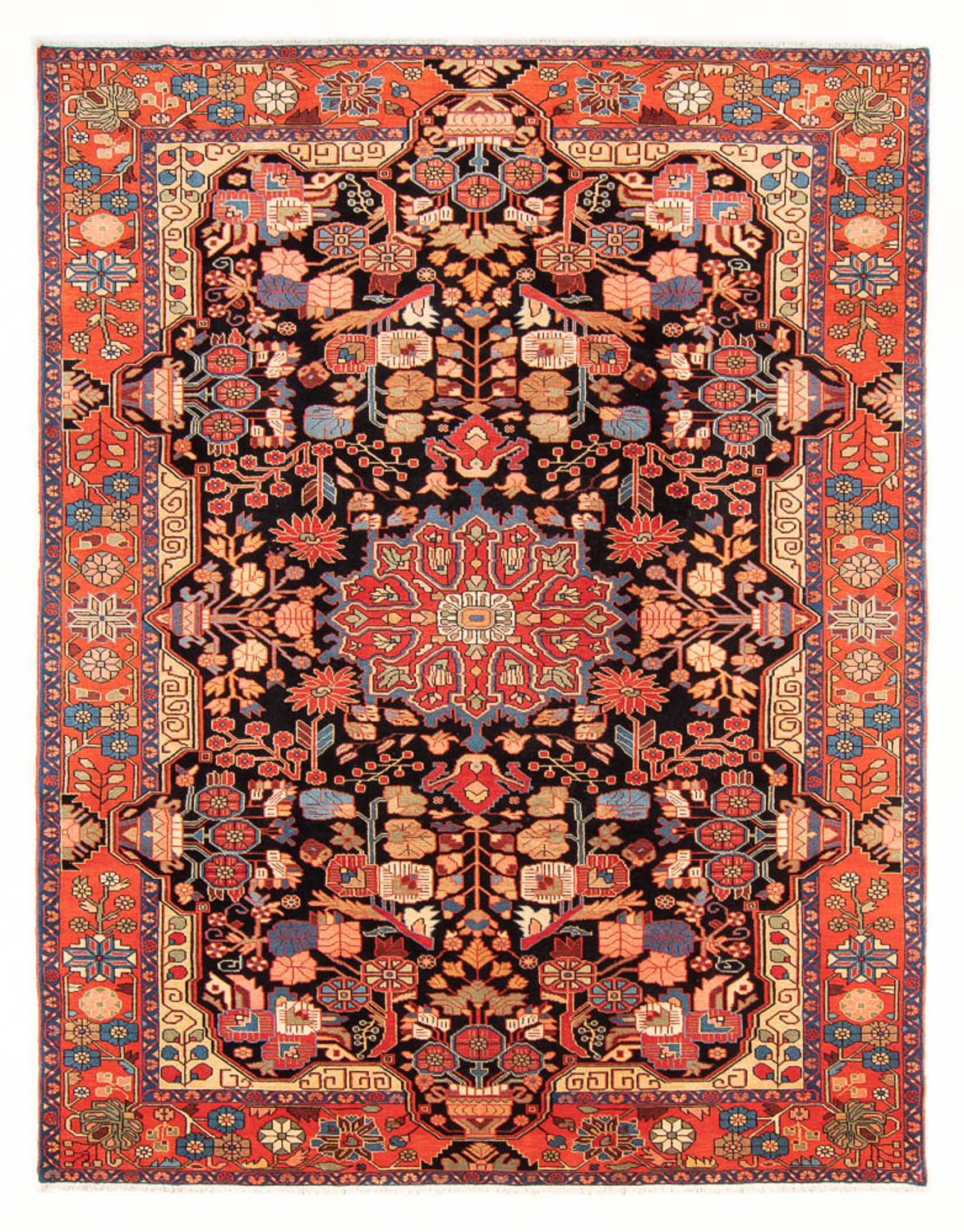 Perserteppich - Nomadic - 285 x 203 cm - dunkelblau