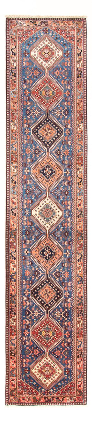 Läufer Perser - Nomadic - 392 x 82 cm - blau