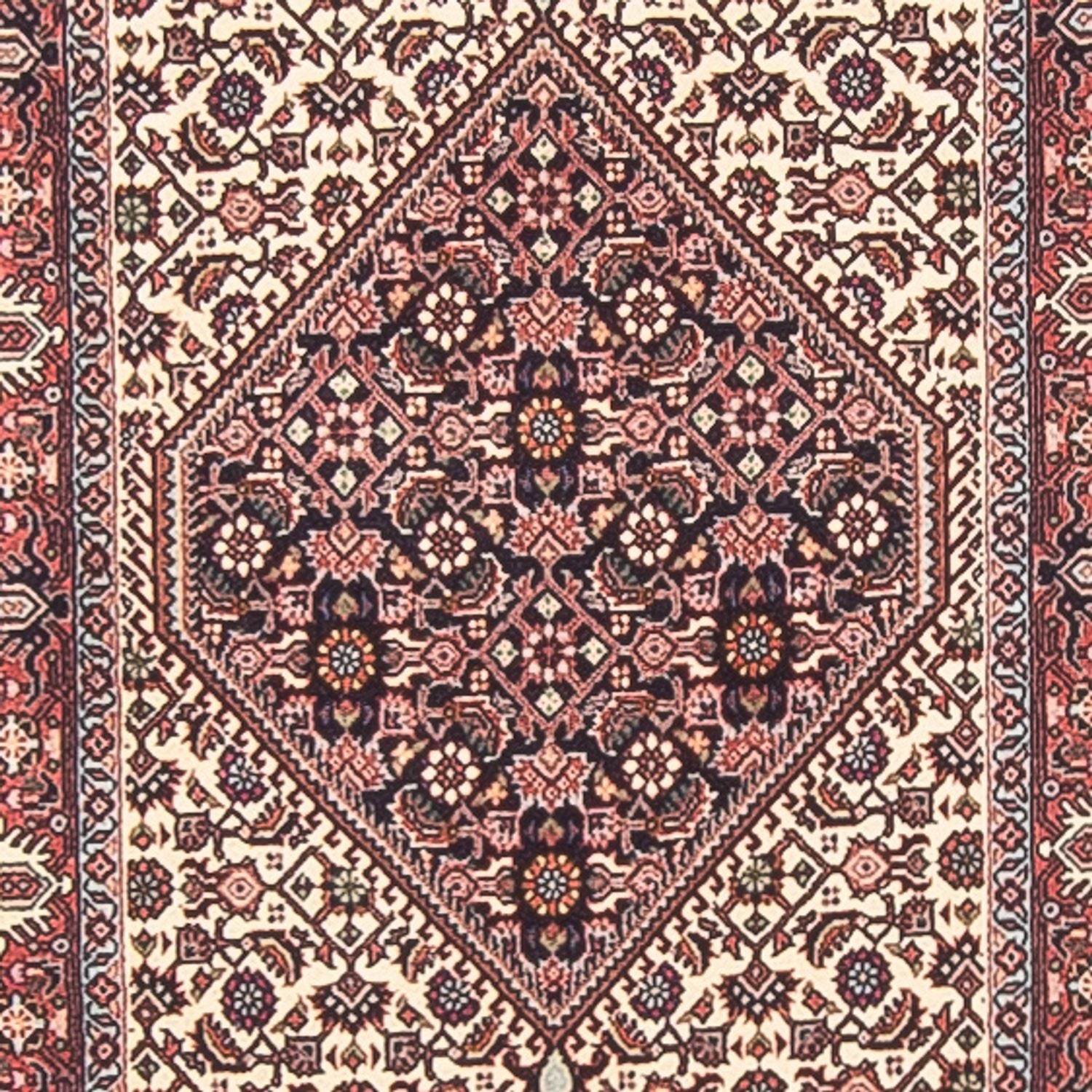 Läufer Perser - Bidjar - 410 x 67 cm - creme
