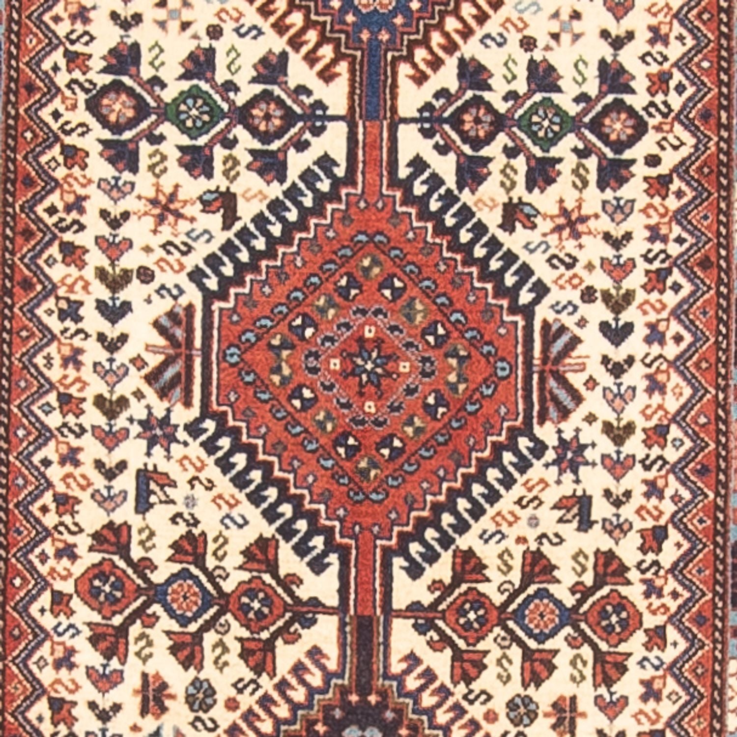 Läufer Perser - Nomadic - 398 x 82 cm - creme