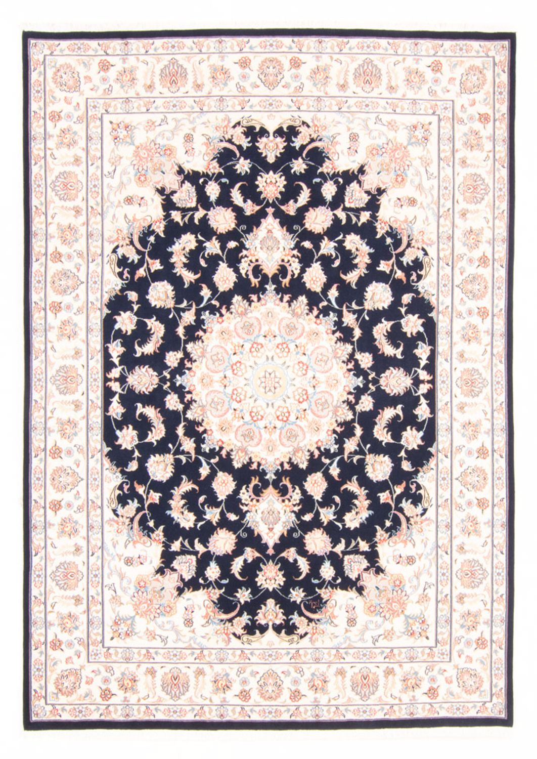 Perserteppich - Täbriz - Royal - 235 x 170 cm - dunkelblau
