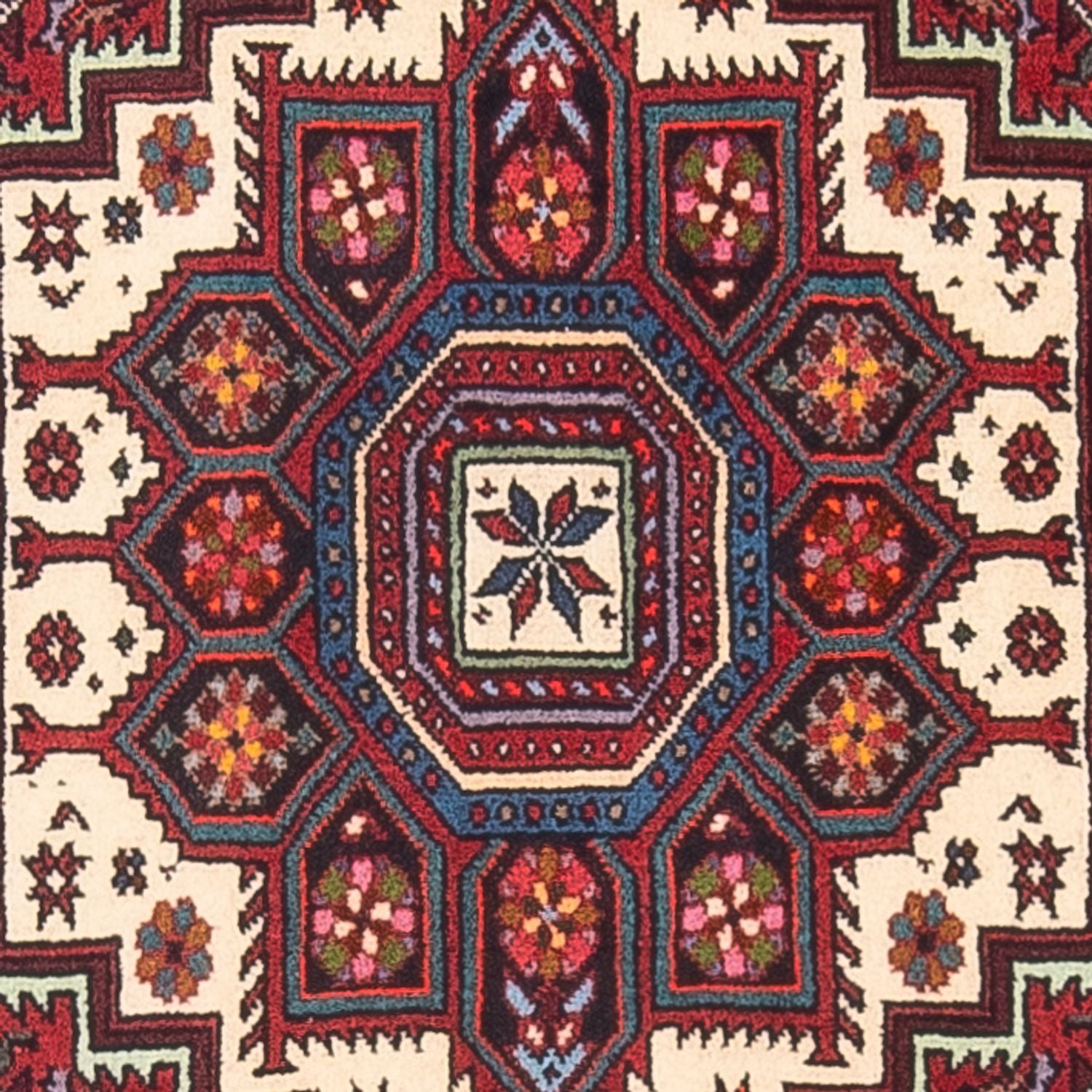 Perserteppich - Nomadic - 123 x 86 cm - creme