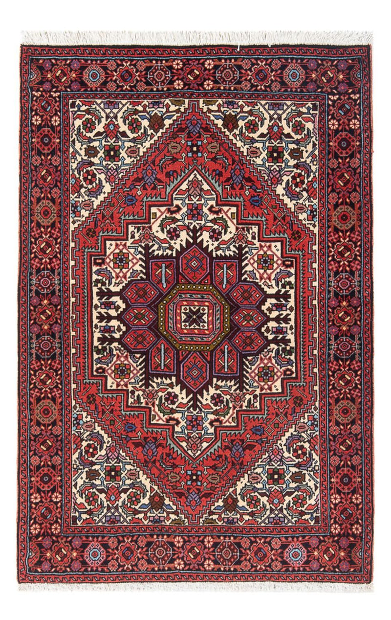 Perserteppich - Nomadic - 123 x 82 cm - dunkelrot