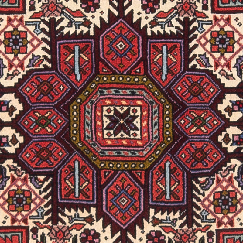 Perserteppich - Nomadic - 123 x 82 cm - dunkelrot