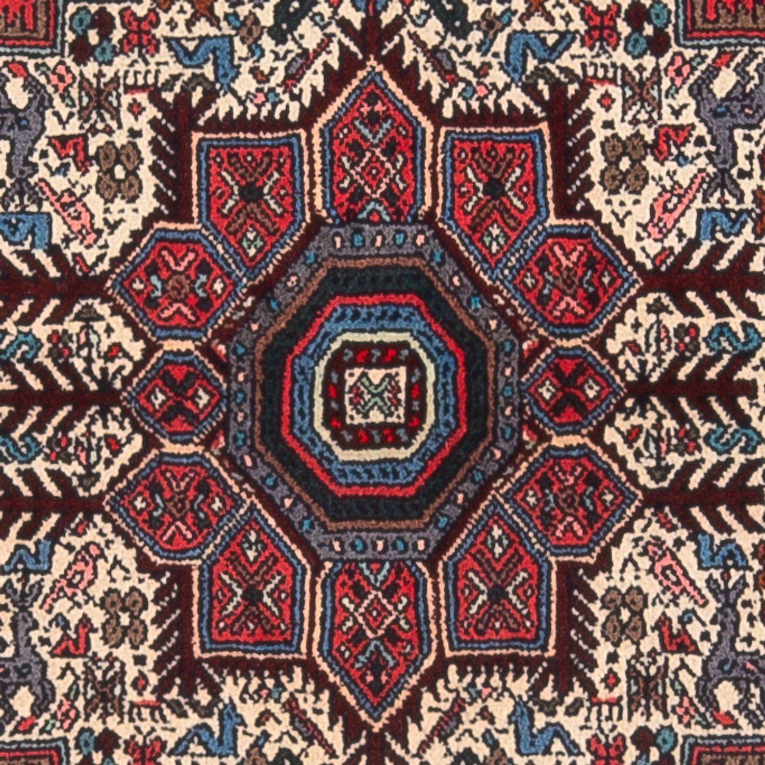 Perserteppich - Nomadic - 124 x 70 cm - creme