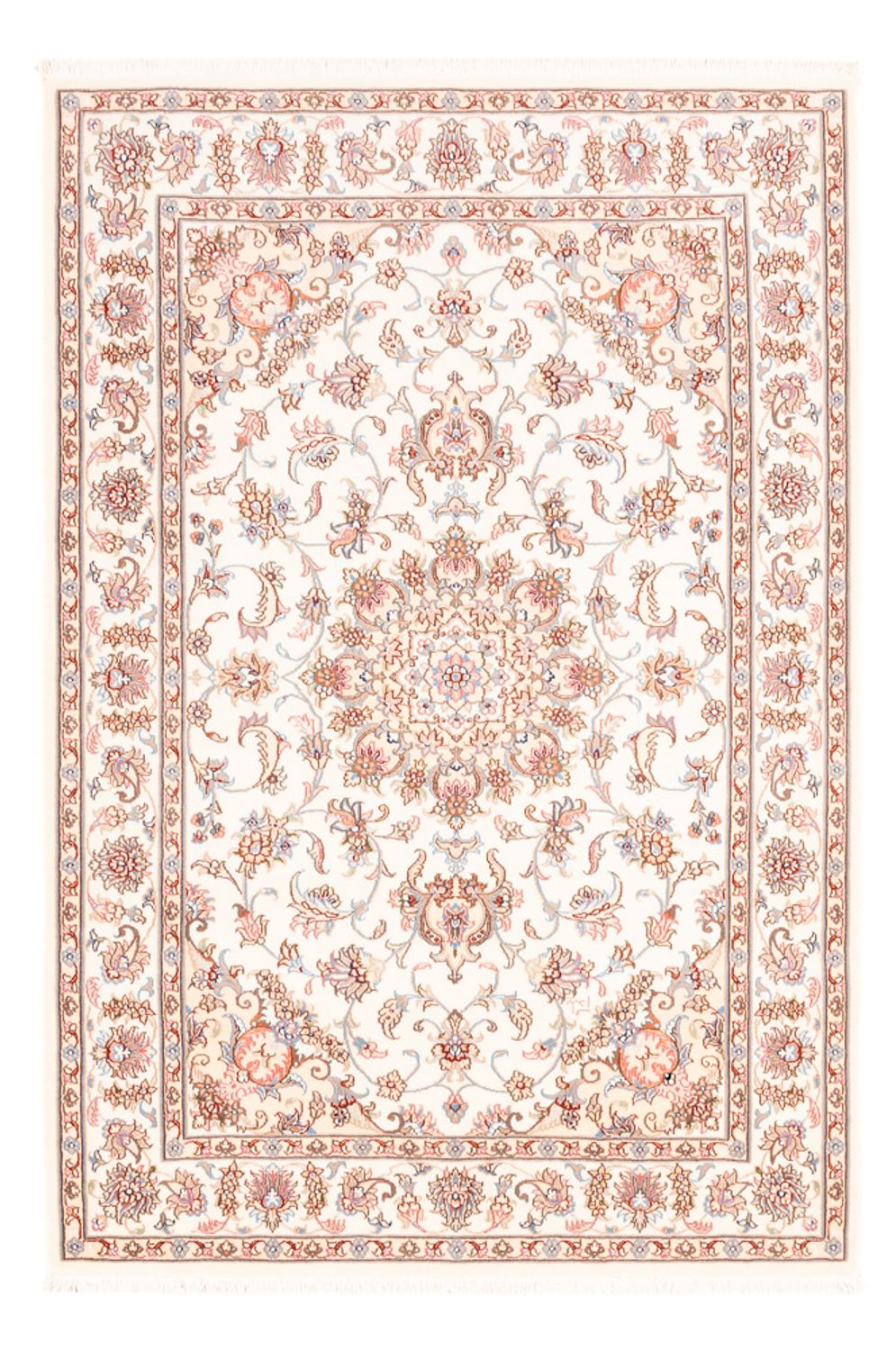 Perserteppich - Täbriz - 175 x 122 cm - creme
