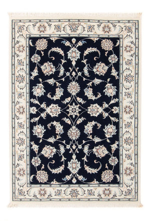 Perserteppich - Nain - Premium - 118 x 81 cm - dunkelblau