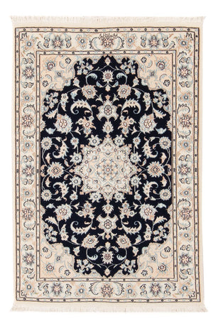 Perserteppich - Nain - Premium - 120 x 80 cm - dunkelblau