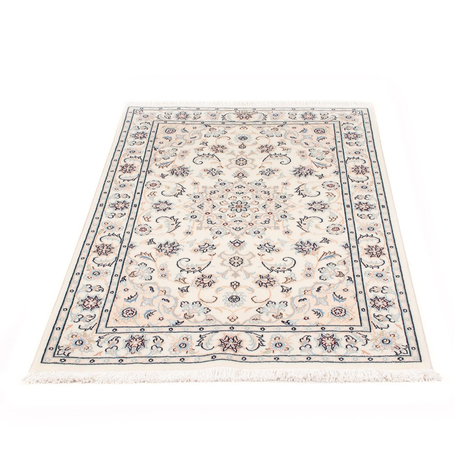 Perserteppich - Nain - Premium - 119 x 80 cm - creme