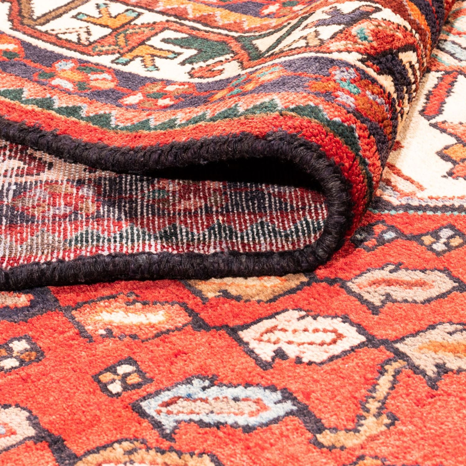Perserteppich - Nomadic - 290 x 153 cm - rot