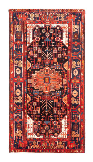Läufer Perser - Nomadic - 295 x 140 cm - dunkelblau