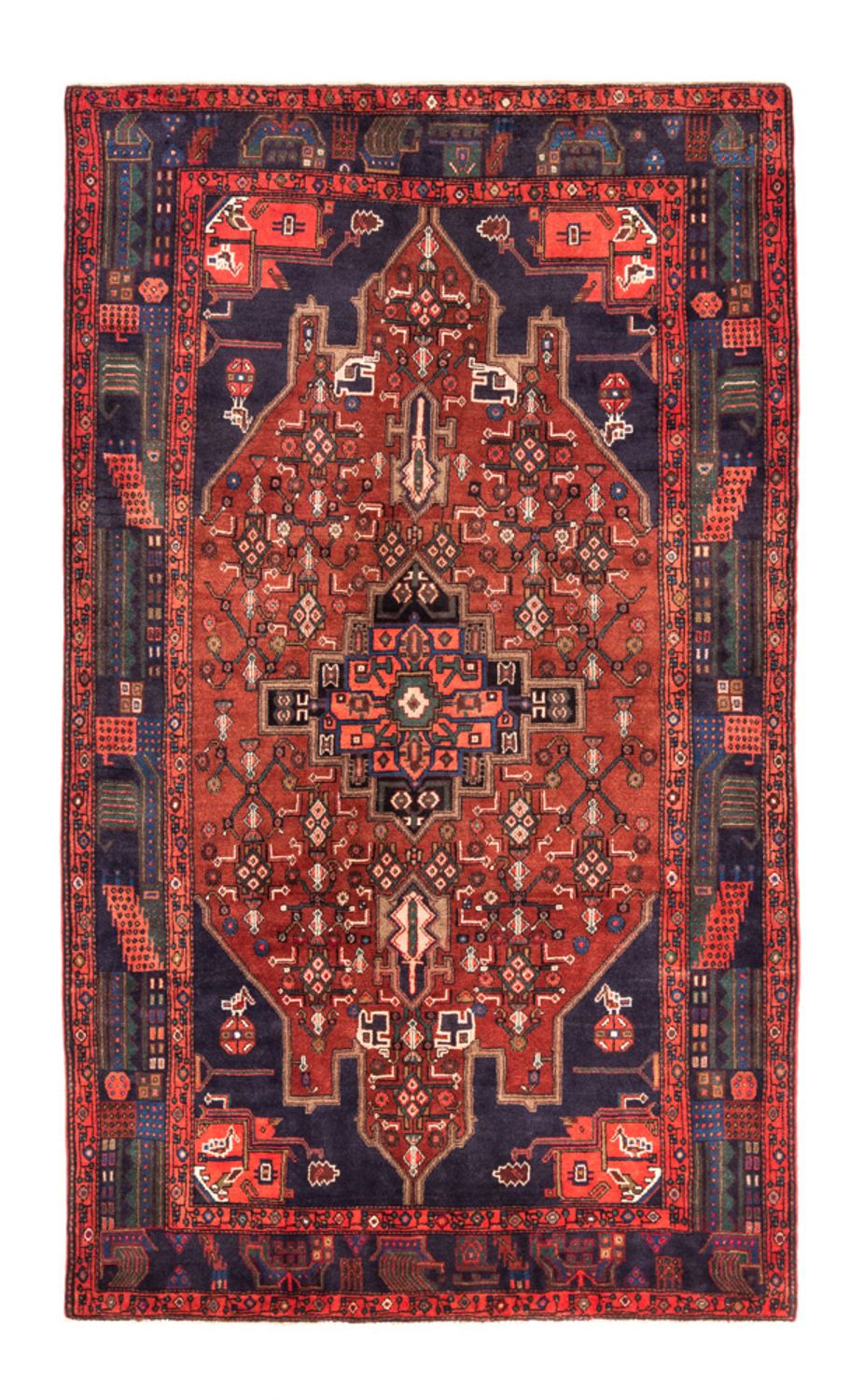 Perserteppich - Nomadic - 270 x 160 cm - rot