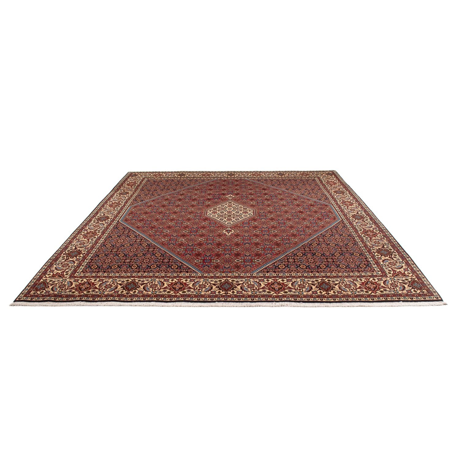 Perserteppich - Bidjar - Royal - 294 x 253 cm - dunkelrot