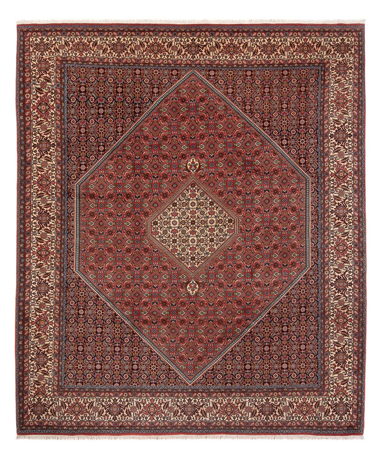 Perserteppich - Bidjar - Royal - 314 x 255 cm - dunkelrot