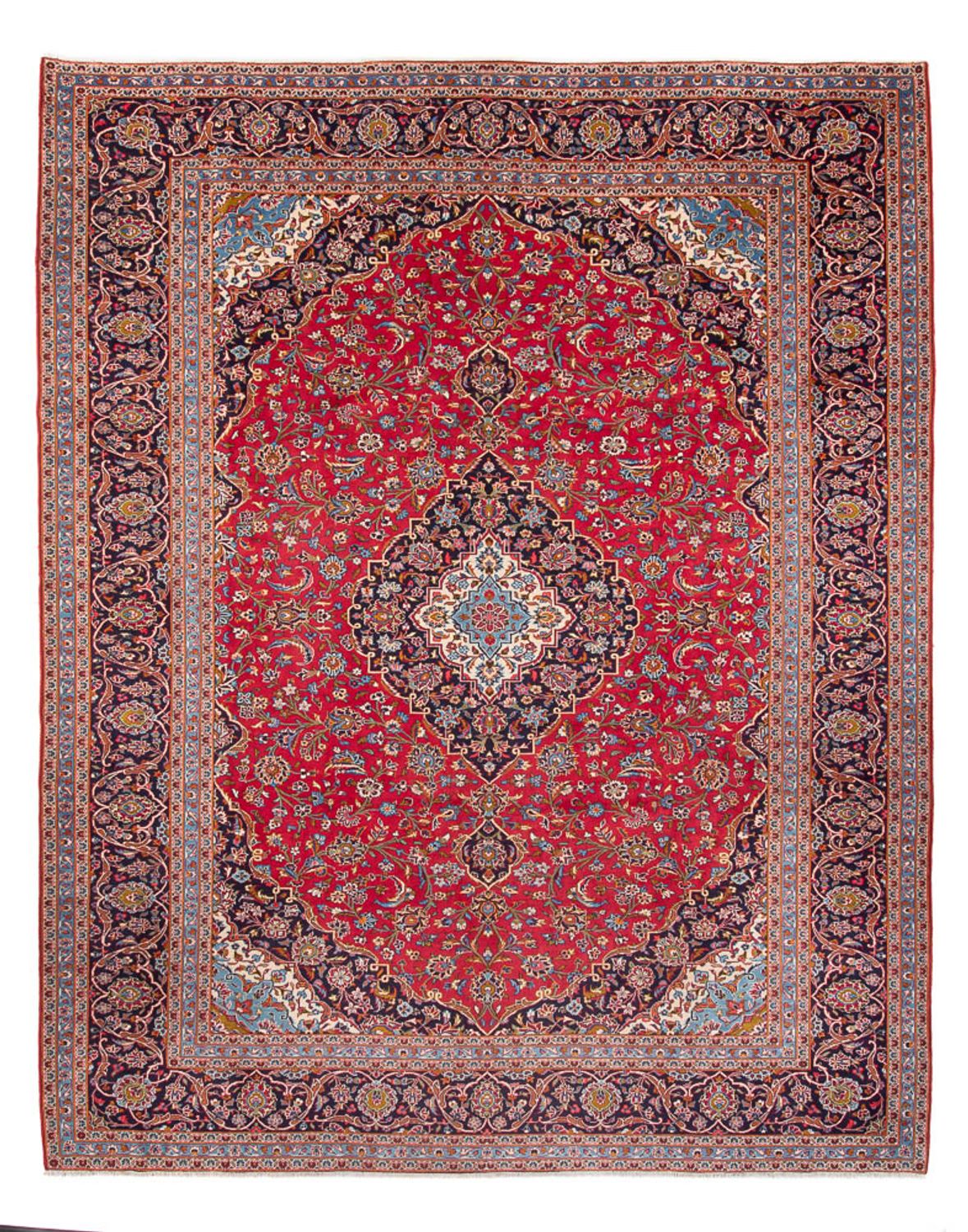 Perserteppich - Keshan - 397 x 300 cm - rot