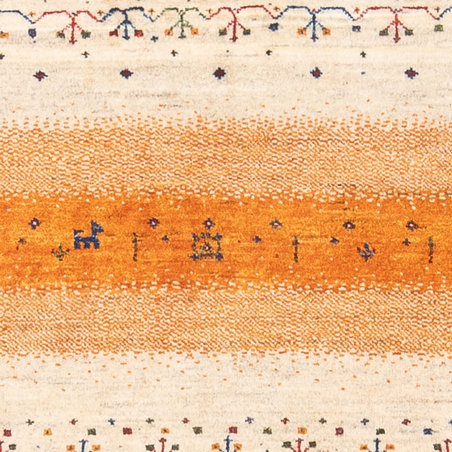 Gabbeh Teppich - Loribaft Perser - 131 x 82 cm - mehrfarbig