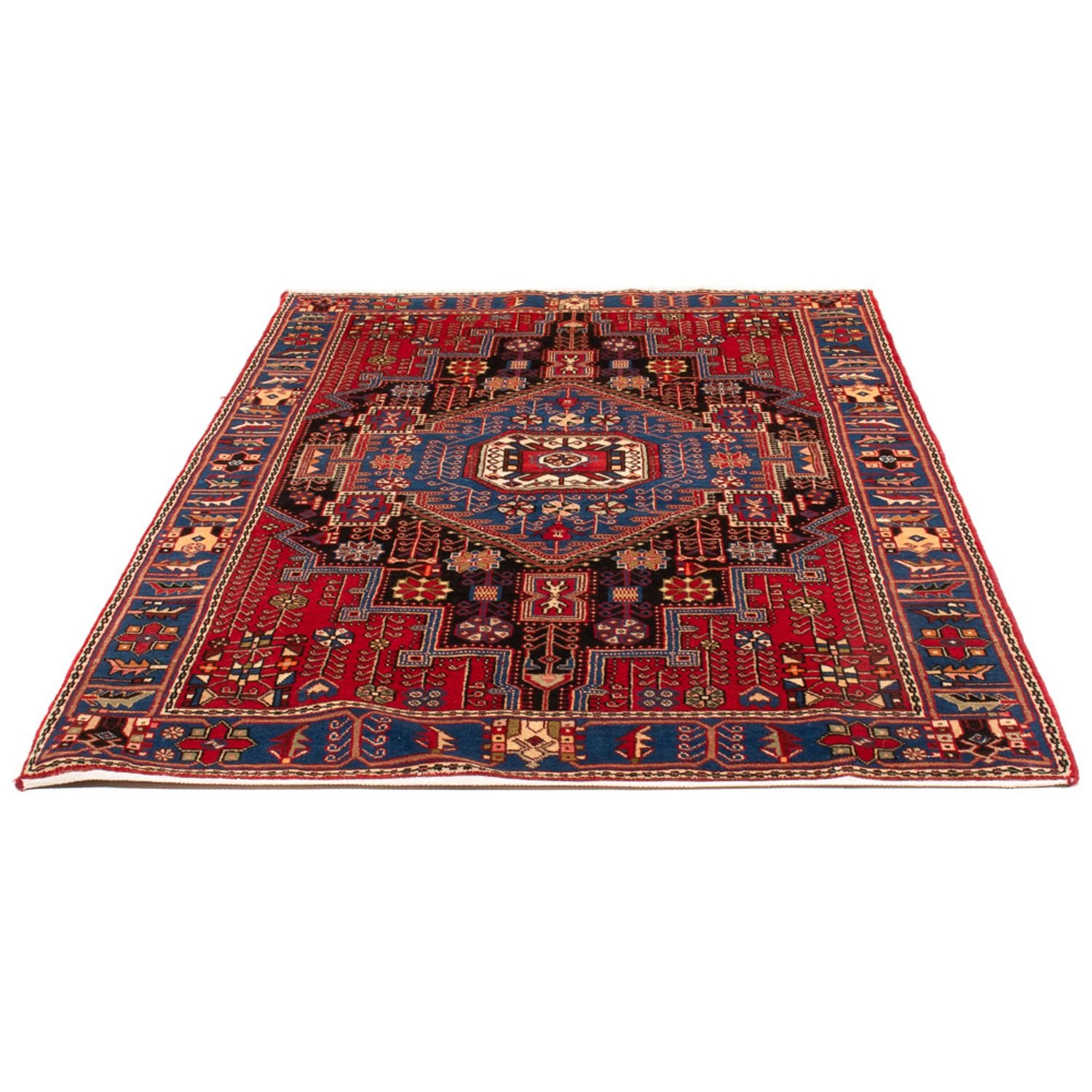 Perserteppich - Nomadic - 198 x 143 cm - blau