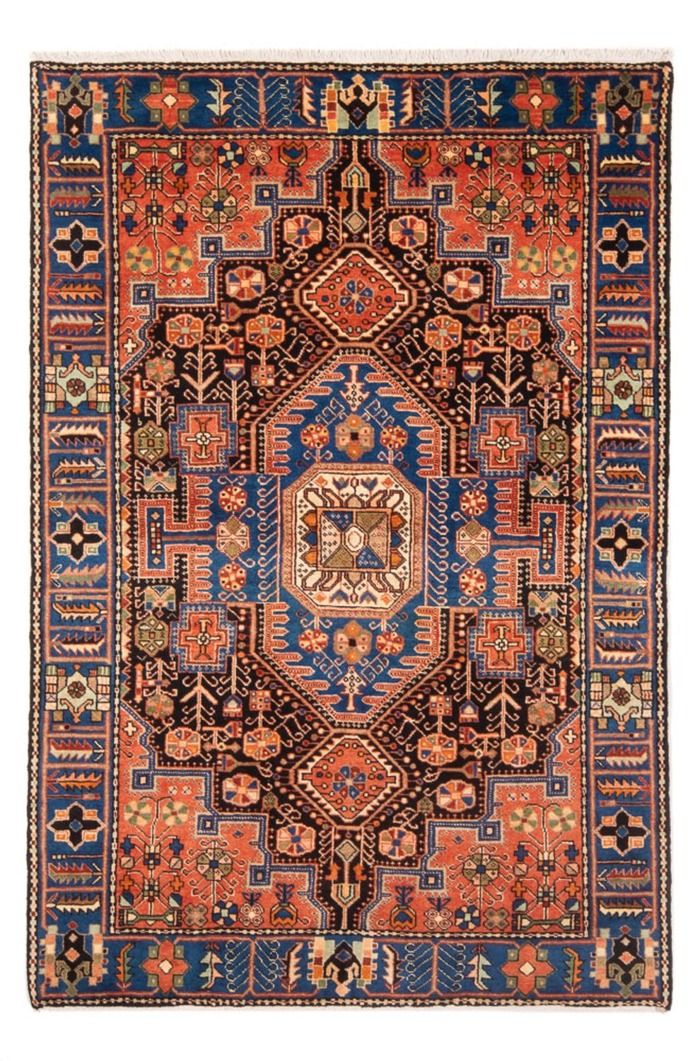 Perserteppich - Nomadic - 200 x 138 cm - blau