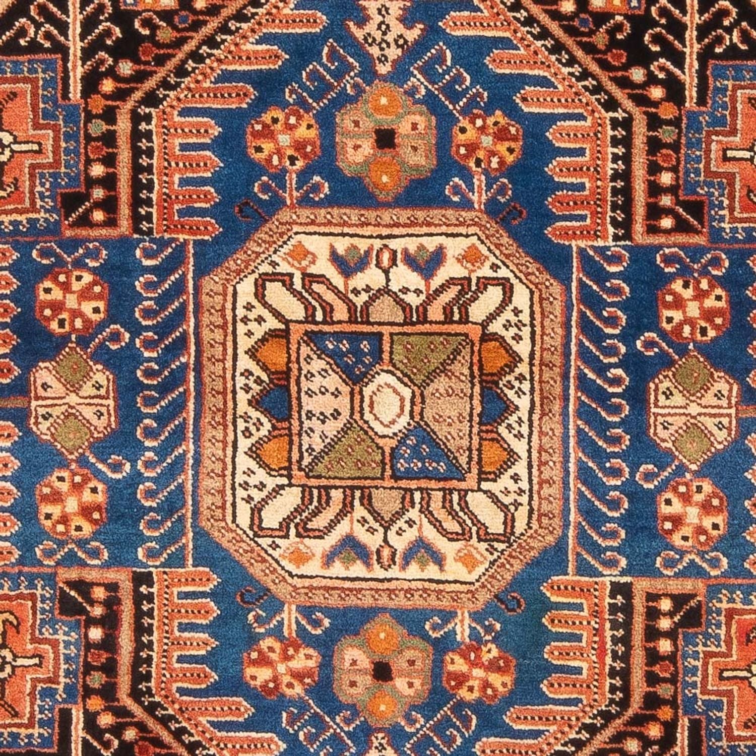Perserteppich - Nomadic - 200 x 138 cm - blau
