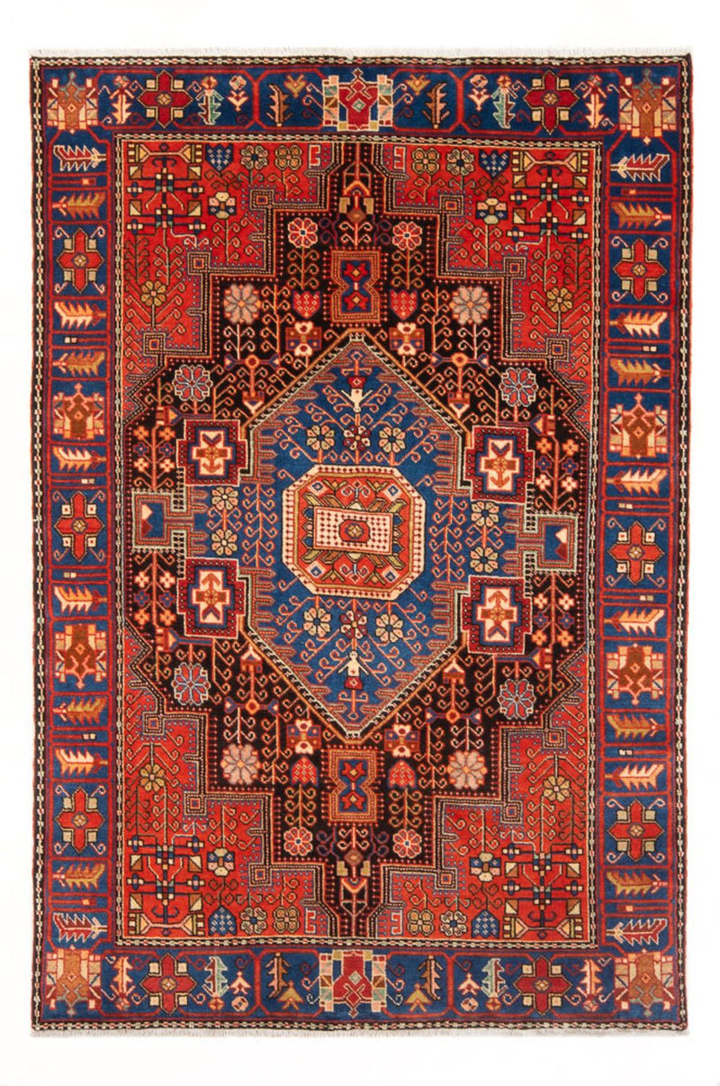 Perserteppich - Nomadic - 193 x 136 cm - blau