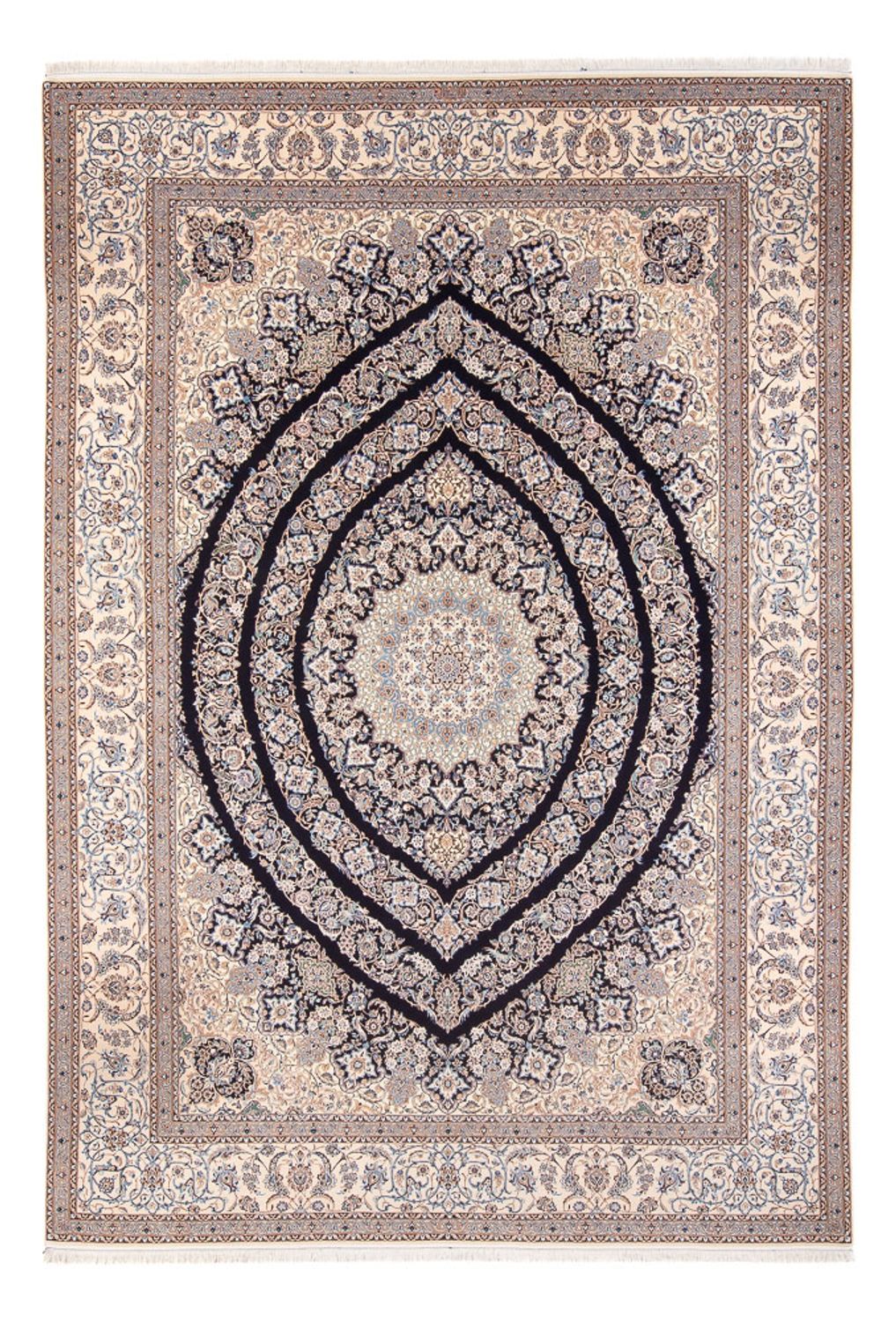 Perserteppich - Nain - 360 x 260 cm - hellbraun