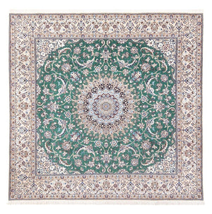 Perserteppich - Nain - 264 x 248 cm - grün