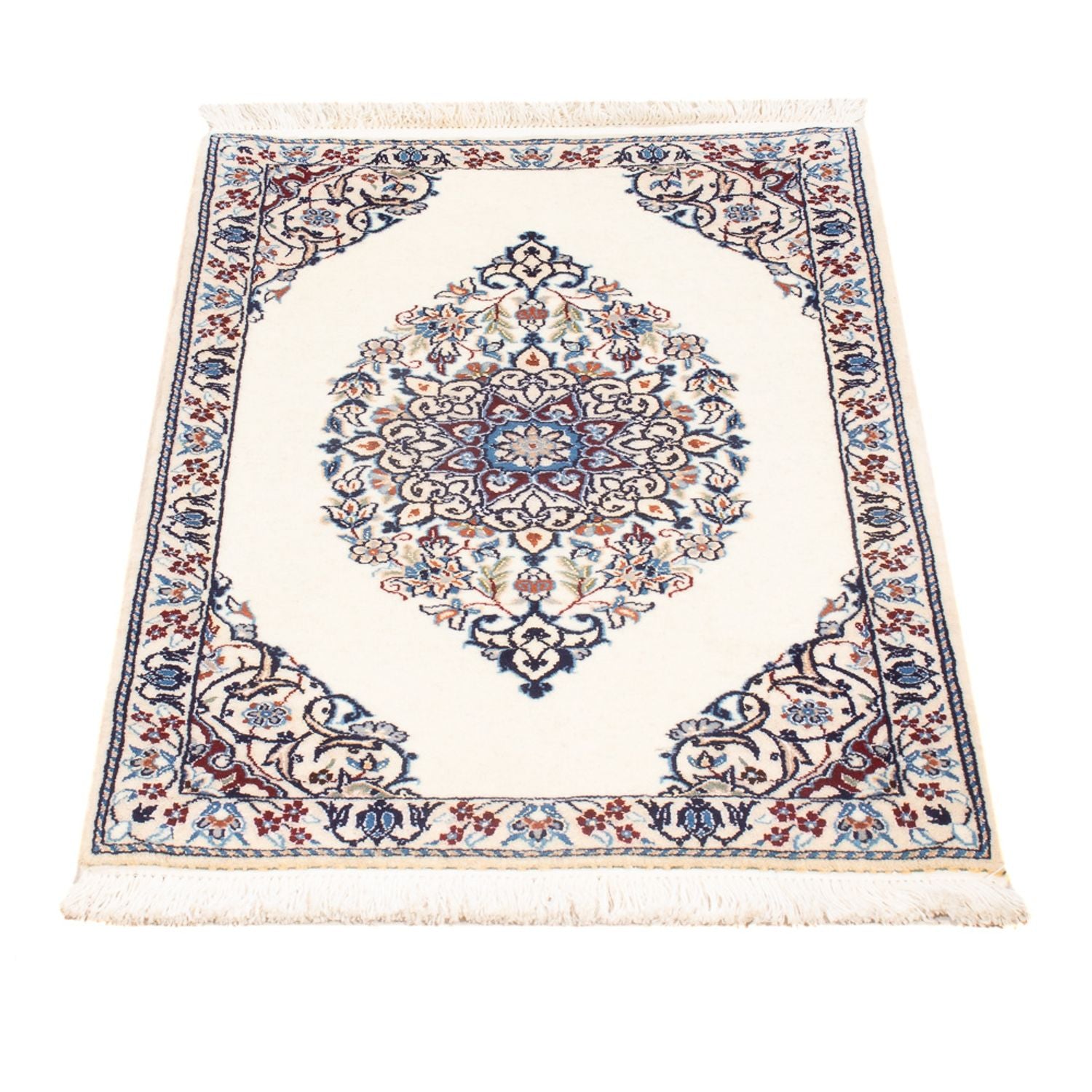 Perserteppich - Nain - Premium - 73 x 50 cm - creme