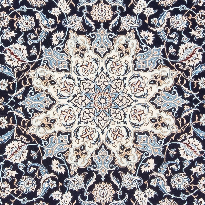 Perserteppich - Nain - Premium - 198 x 130 cm - dunkelblau
