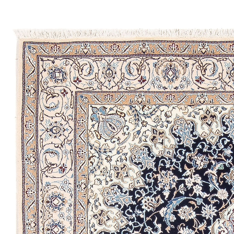 Perserteppich - Nain - Premium - 198 x 130 cm - dunkelblau