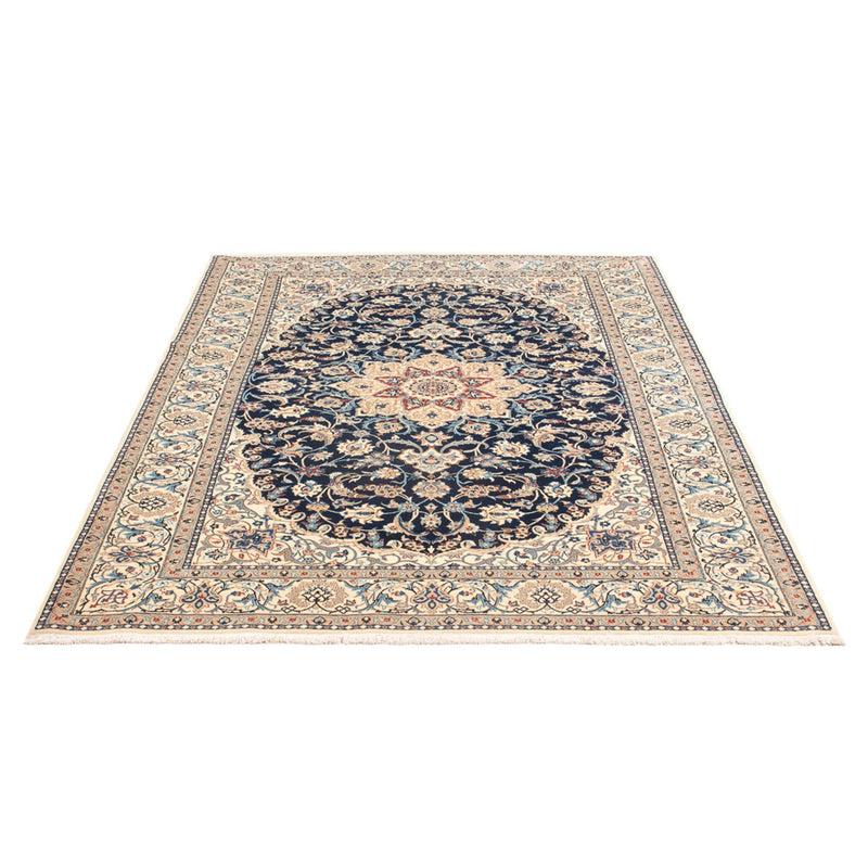 Perserteppich - Nain - Premium - 196 x 133 cm - dunkelblau
