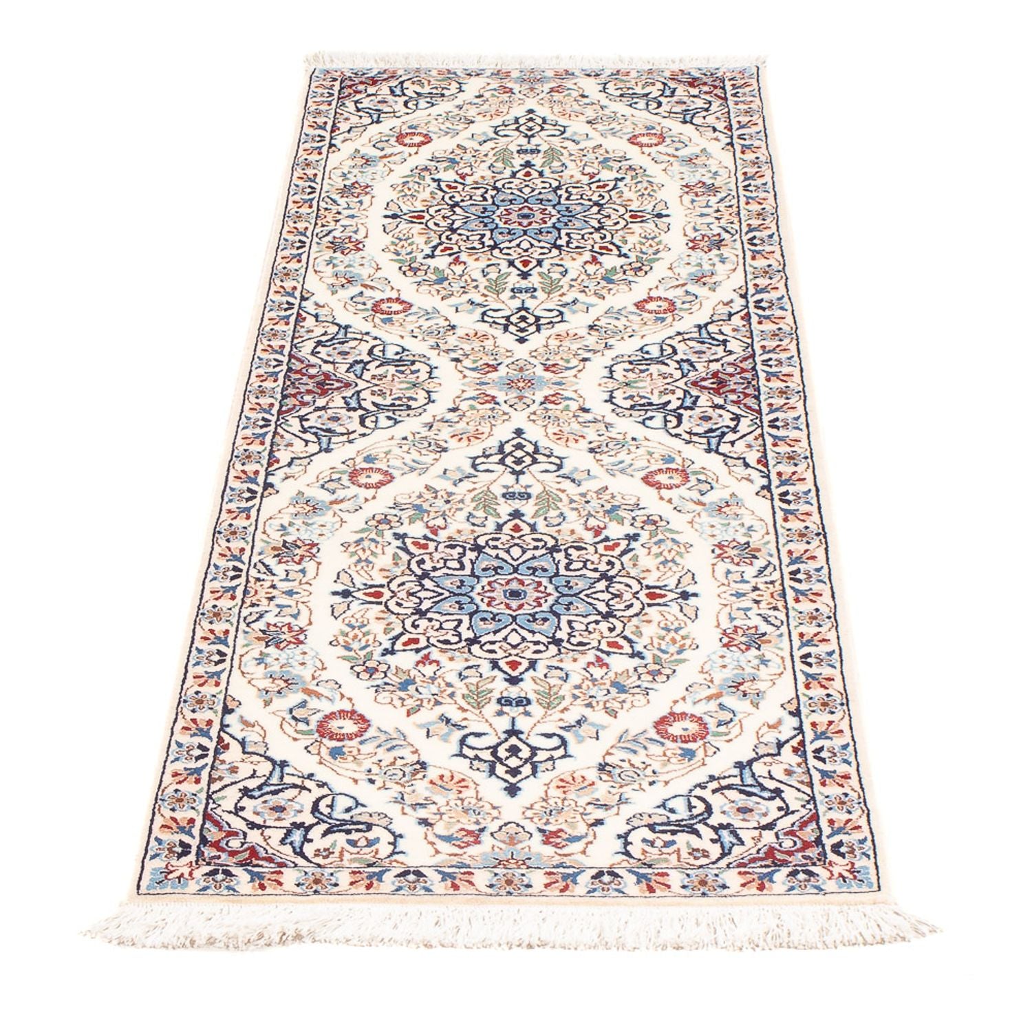 Läufer Perser - Nain - Premium - 153 x 46 cm - creme