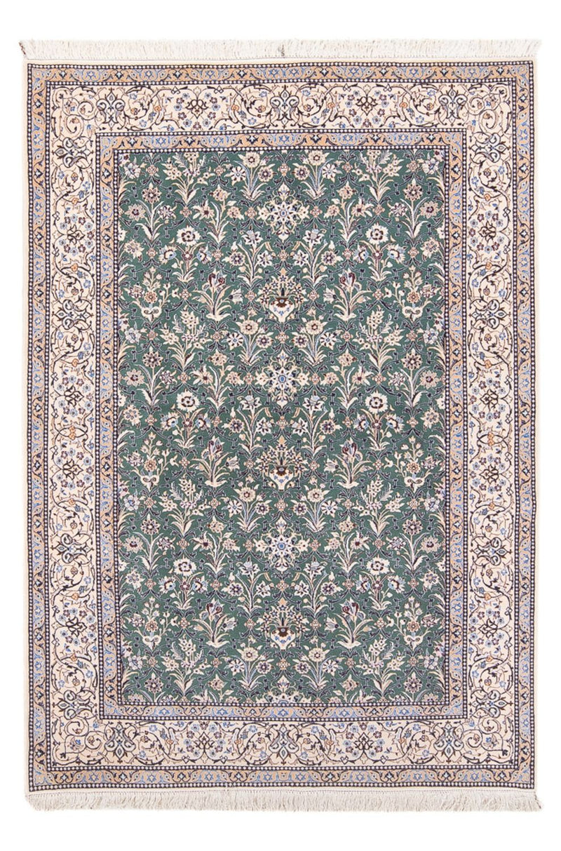 Perserteppich - Nain - Premium - 205 x 130 cm - minzgrün