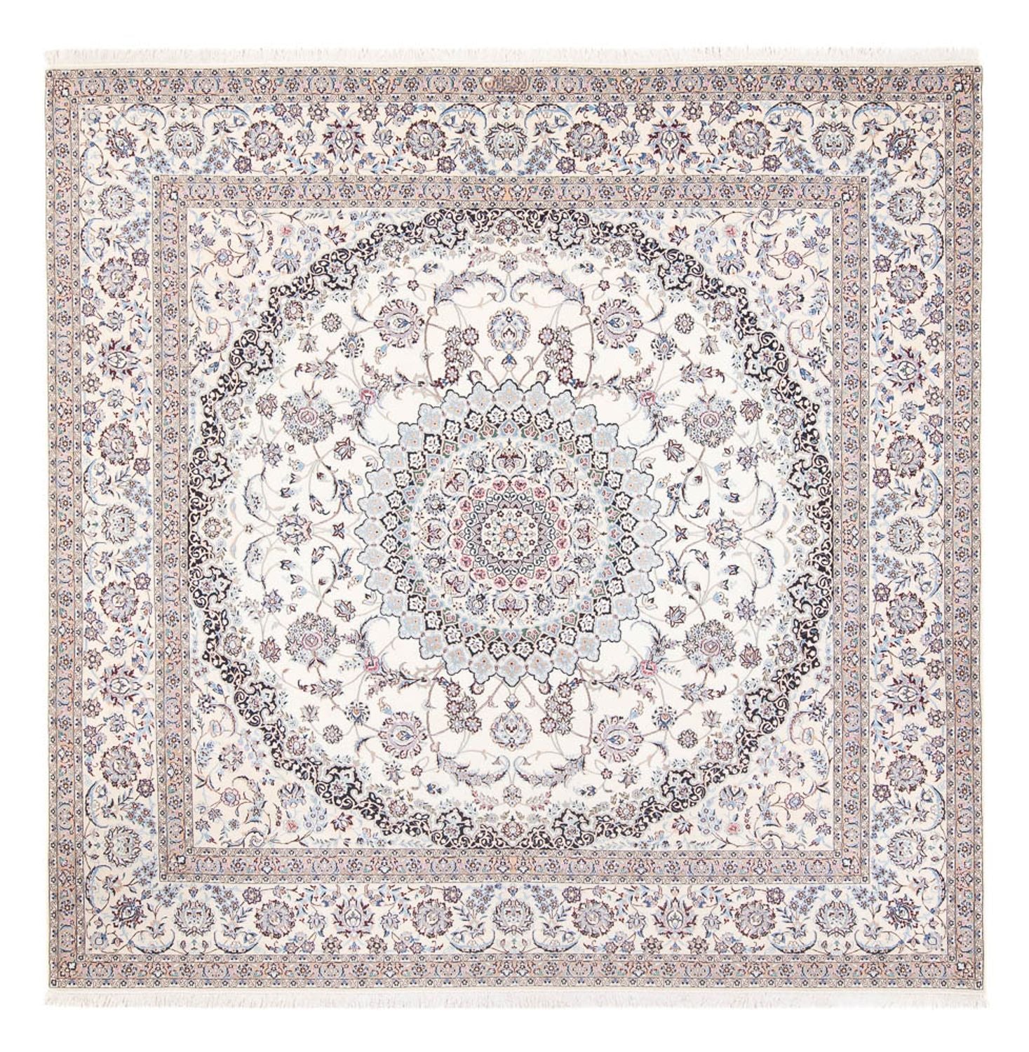 Perserteppich - Nain - Premium - 260 x 257 cm - creme