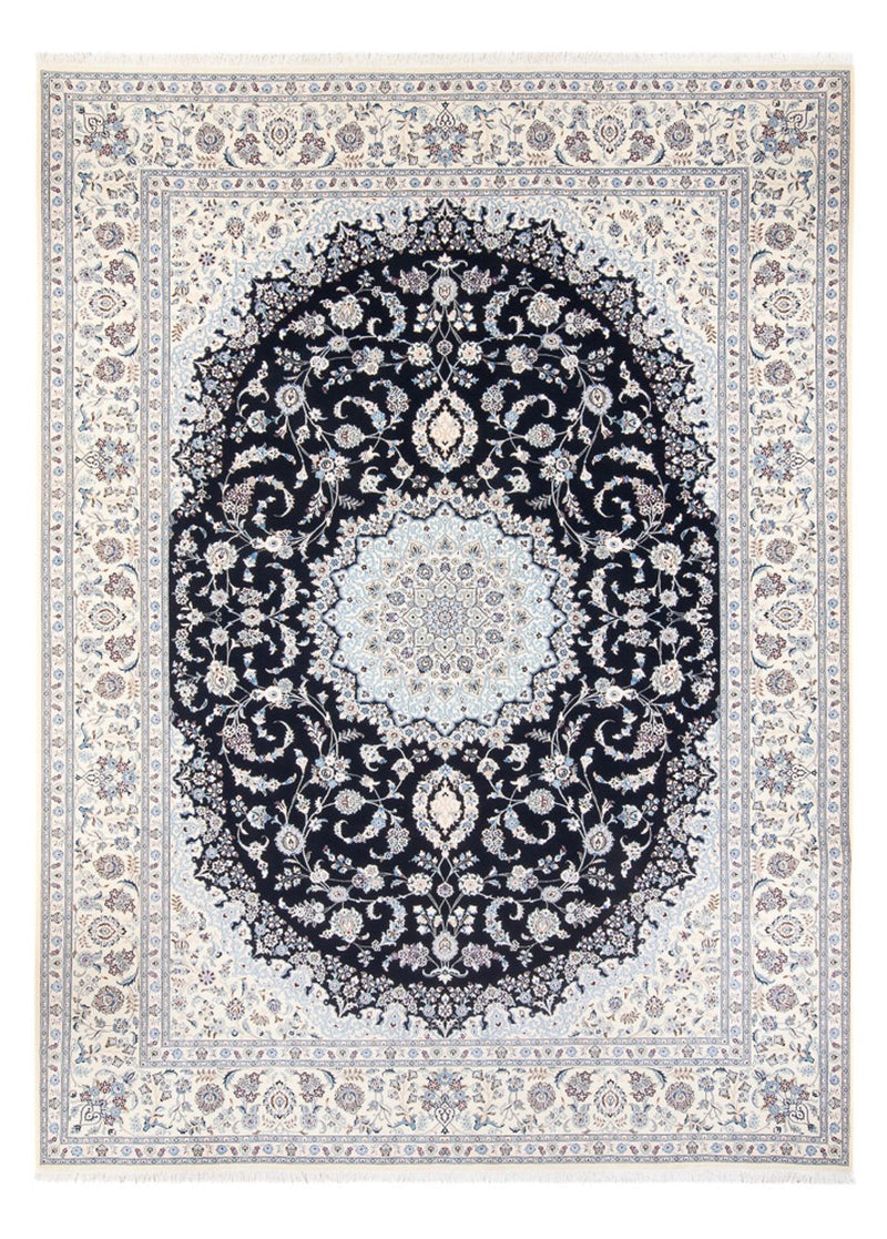 Perserteppich - Nain - Premium - 345 x 252 cm - dunkelblau