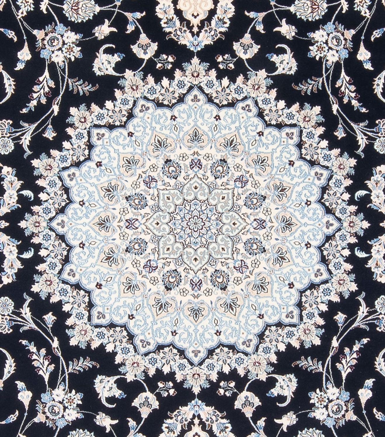 Perserteppich - Nain - Premium - 345 x 252 cm - dunkelblau