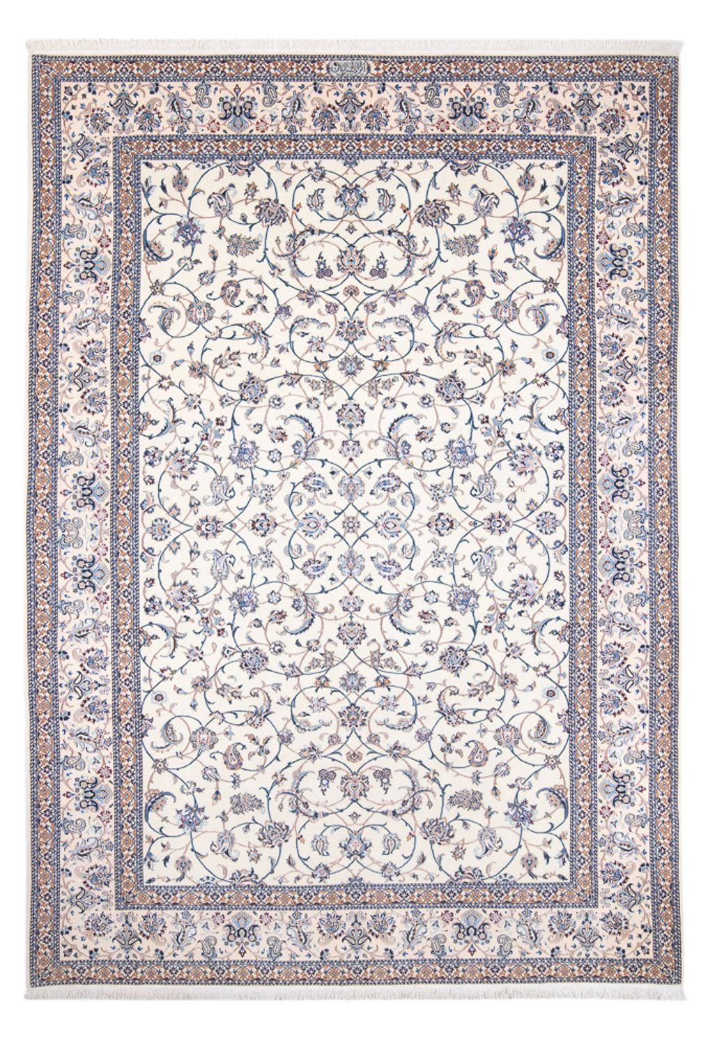 Perserteppich - Nain - Premium - 305 x 204 cm - creme