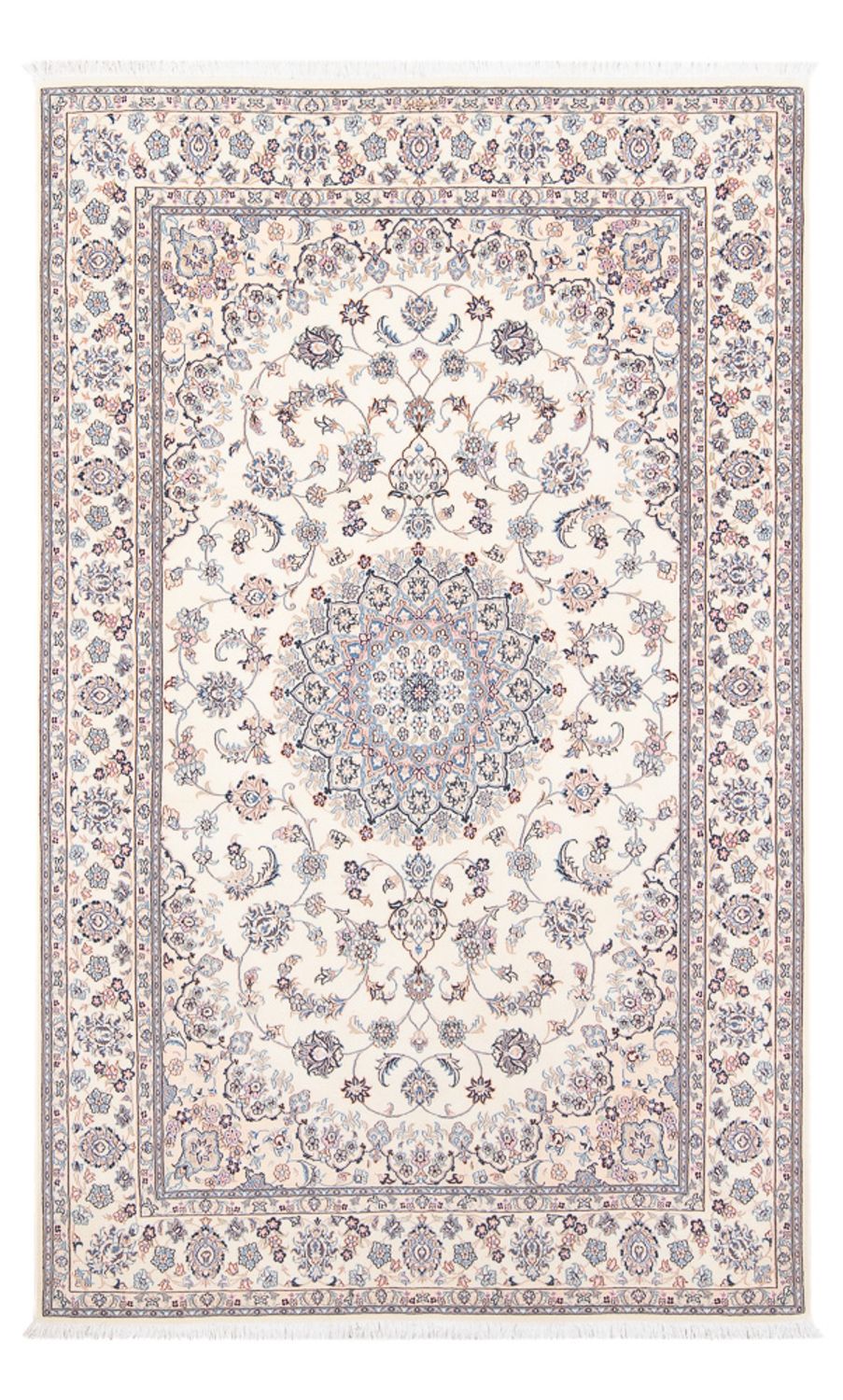 Perserteppich - Nain - Premium - 205 x 135 cm - creme