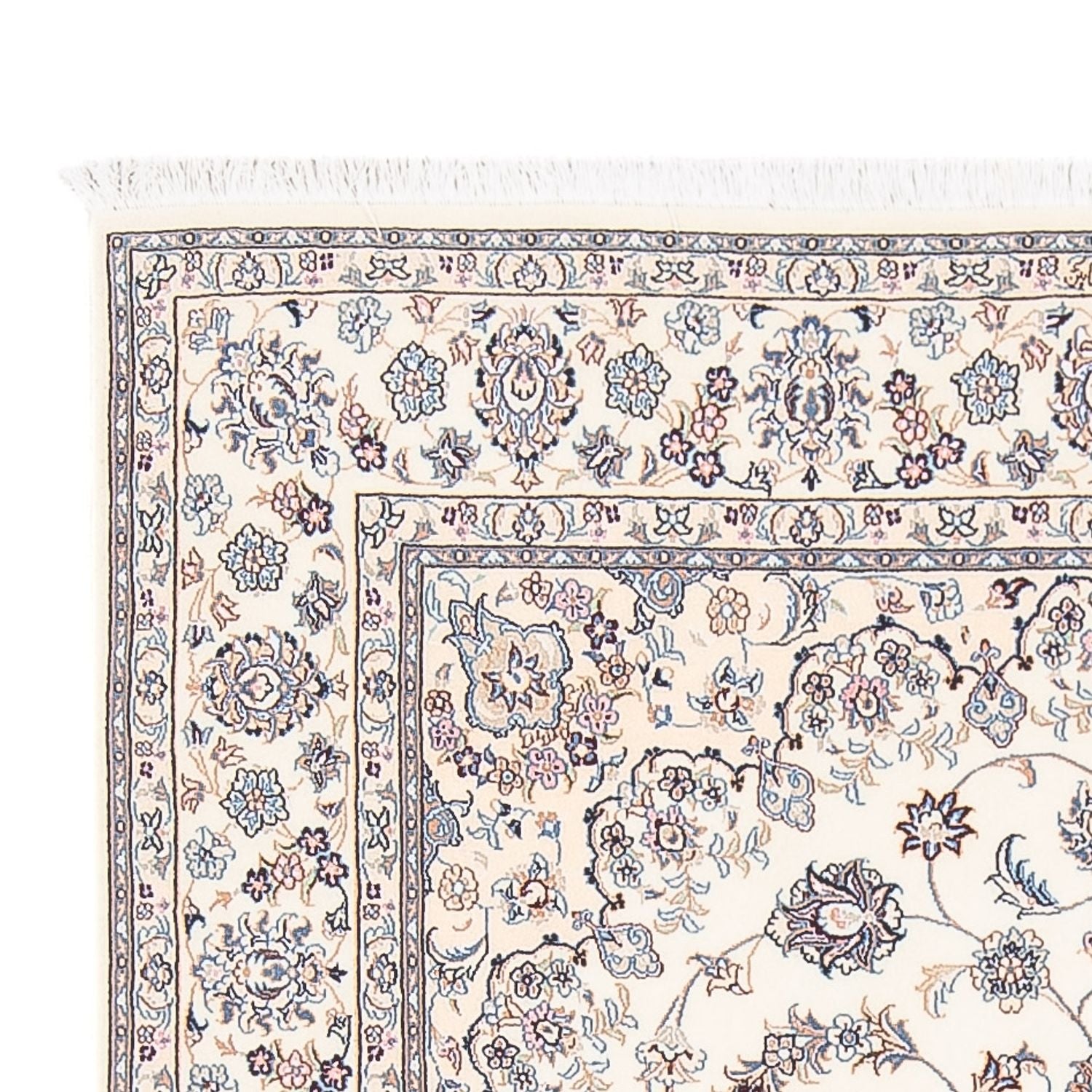 Perserteppich - Nain - Premium - 205 x 135 cm - creme