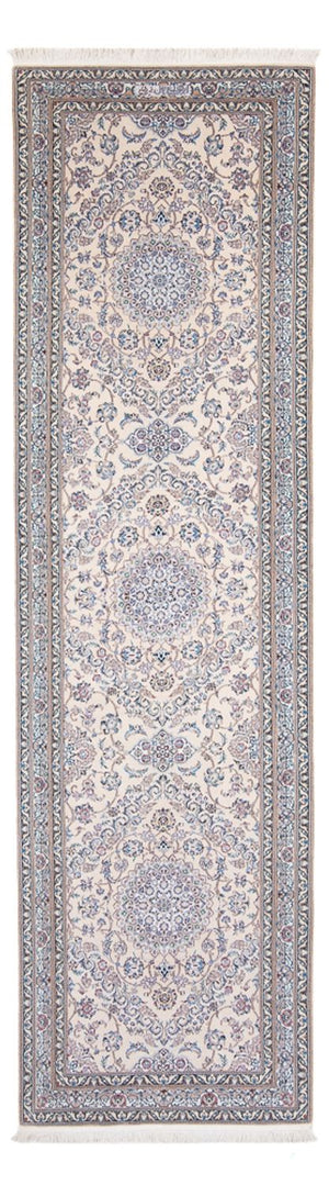 Läufer Perser - Nain - Premium - 315 x 91 cm - grau