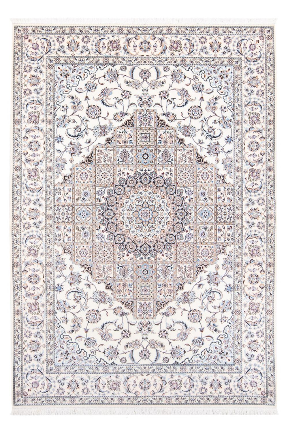 Perserteppich - Nain - Premium - 230 x 152 cm - creme