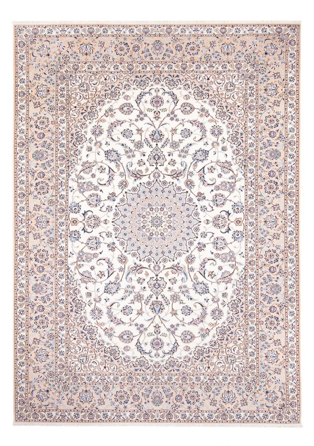 Perserteppich - Nain - Premium - 308 x 210 cm - creme