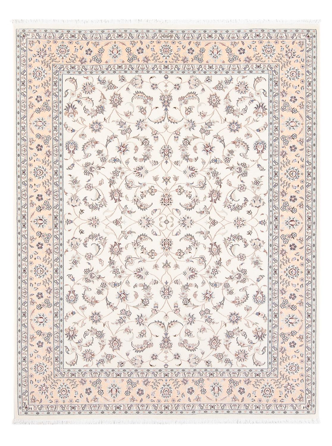 Perserteppich - Nain - Premium - 202 x 150 cm - creme
